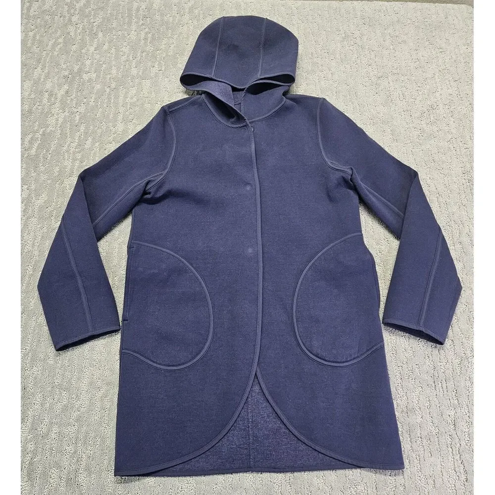 Lululemon‎ City Bound Wrap   Reversible Jacket Sz. S Heathered Indigo Purple